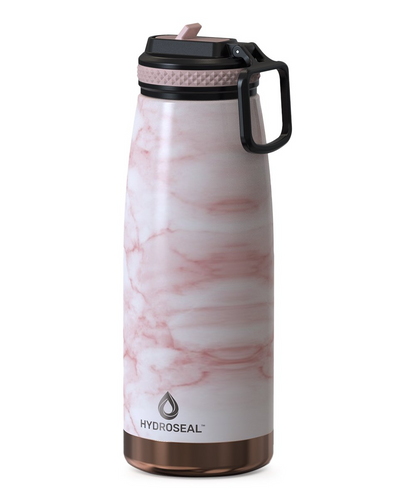Deluxe-32- 32oz Copper Base Marble Bottle - Hydroseal